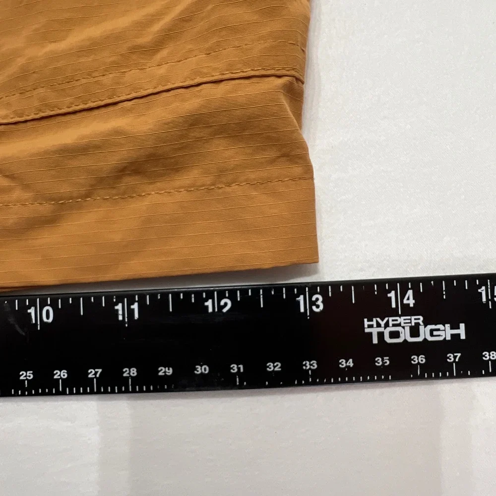 Eddie Bauer Ripstop Tech Shorts Mens XL Brown Sugar Moisture Wicking Hiking‎ NWT